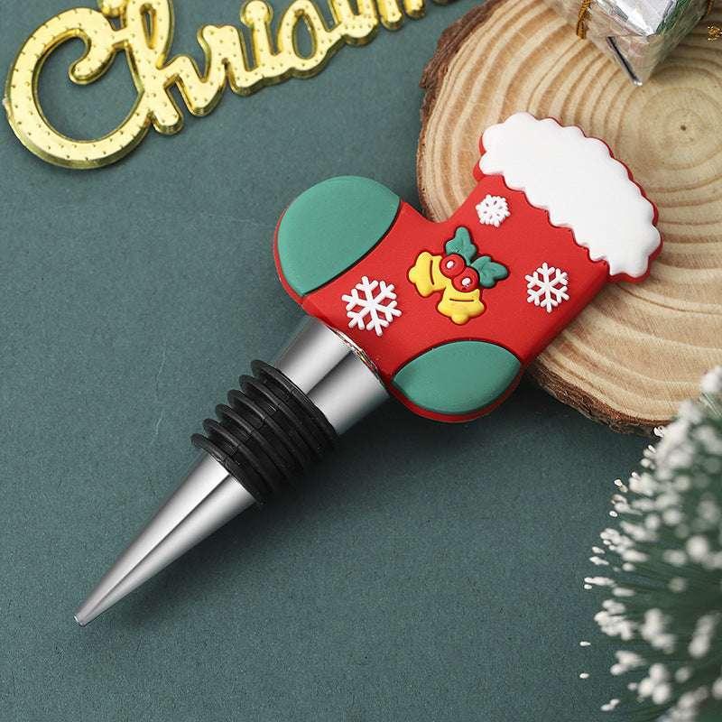 Christmas Wine Stopper – Festive Tree Sealed Bottle Cork for Parties - ZA-Zola