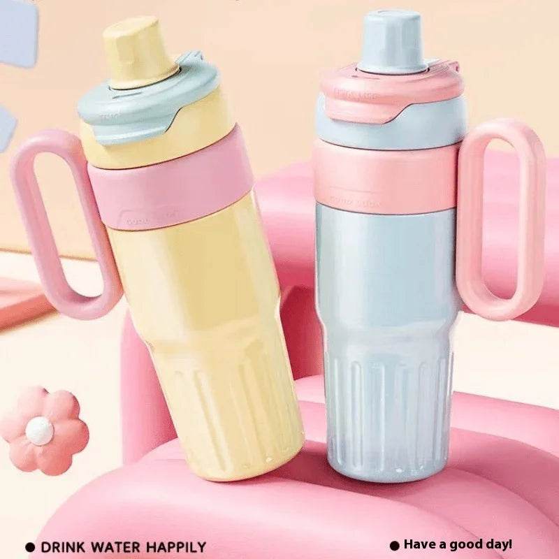 780ml Gradient Thermal Cup with Lid & Straw - ZA-Zola