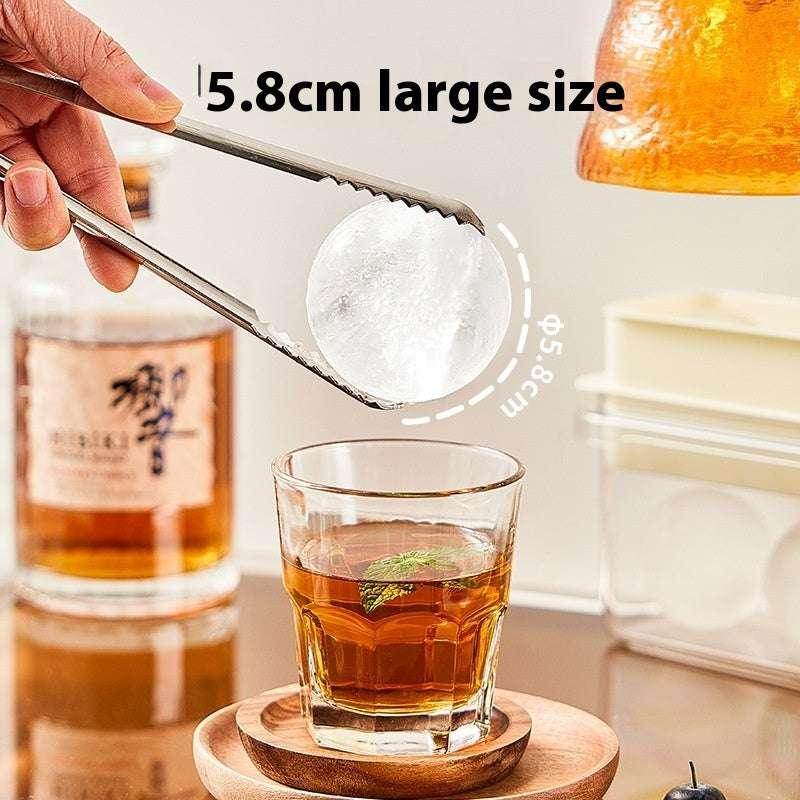 Round Ice Cube Press Tray - Quick Release Molds - ZA-Zola