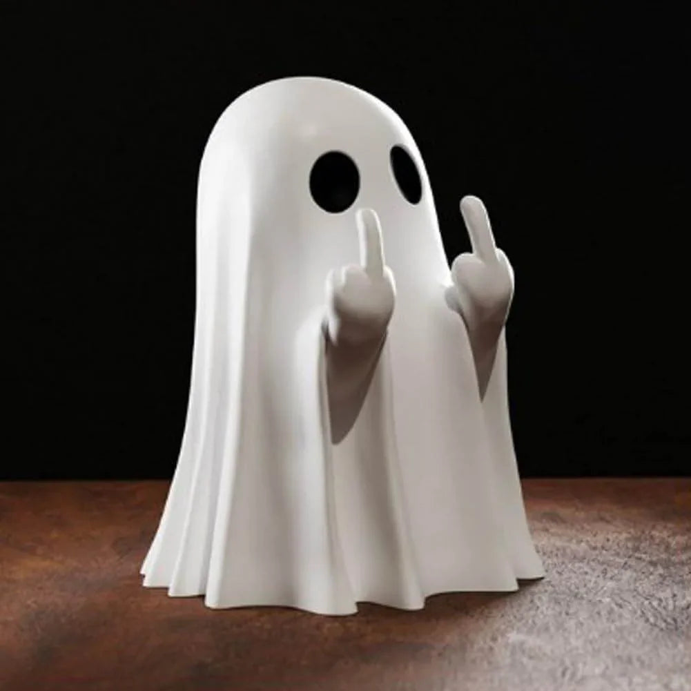 ZA-Zola Halloween Middle Finger & Love Ghost Ornaments - ZA-Zola