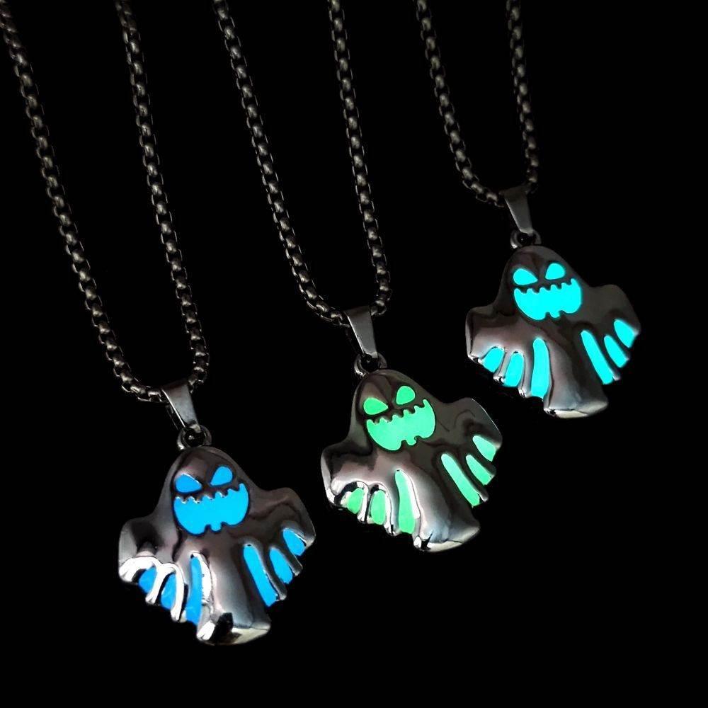 ZA-Zola Luminous Ghost Pendant Necklace - ZA-Zola