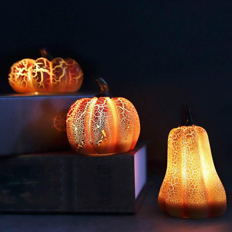 ZA-Zola Halloween Pumpkin Lantern LED Candle Lamp - ZA-Zola