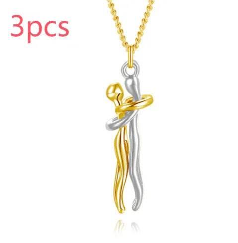 Love Necklace – Hug Clavicle Chain for Couples - ZA-Zola