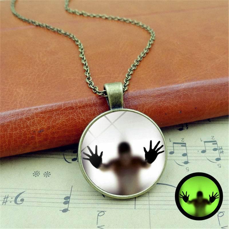 ZA-Zola Round Luminous Necklace Halloween - ZA-Zola