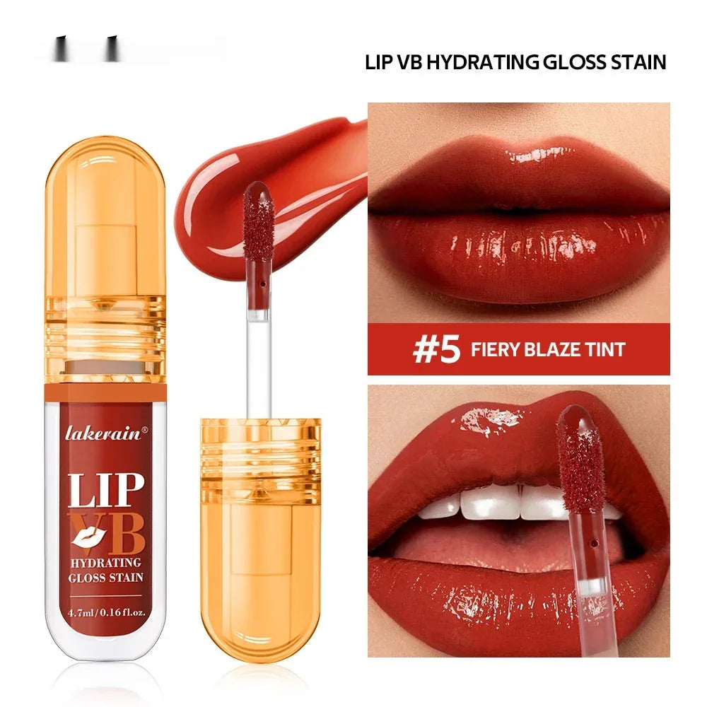 Lakerain Vitamin B Lip Gloss – Hydrating Moisturizing Lip Lacquer - ZA-Zola