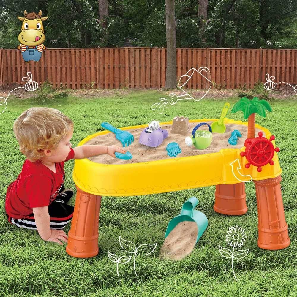Beach Table Water & Sand Play Set – 18 PCS - ZA-Zola