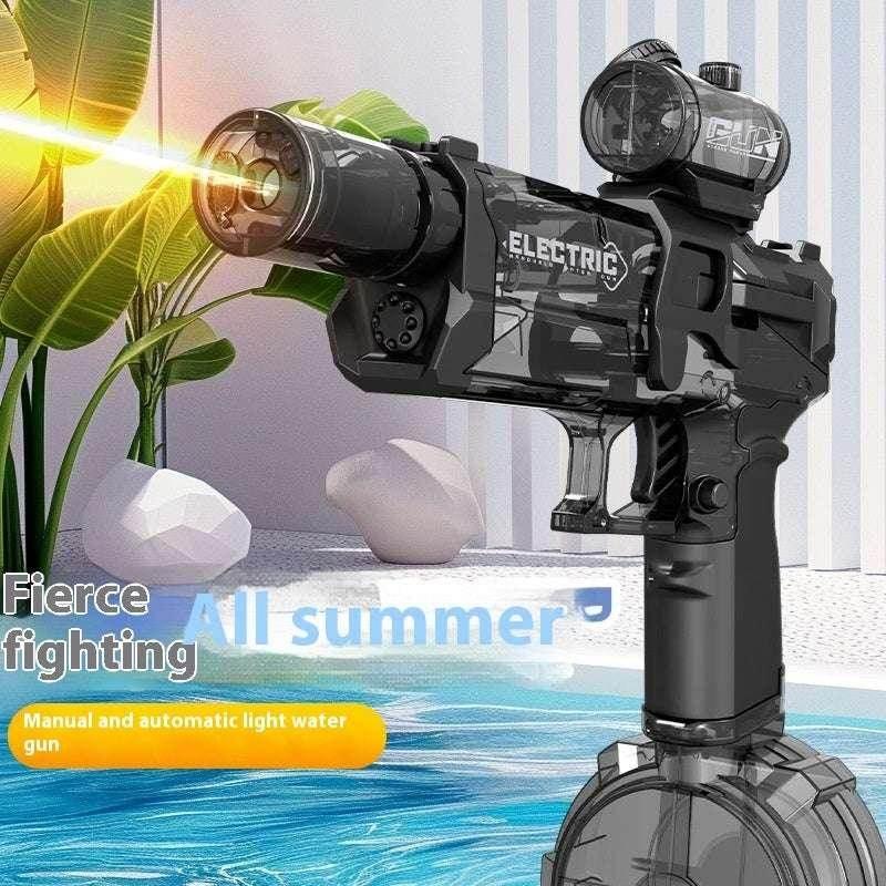 Fire Rat Full-Automatic Light-Up Water Gun – Long Range Electric Water Pistol for Kids - ZA-Zola