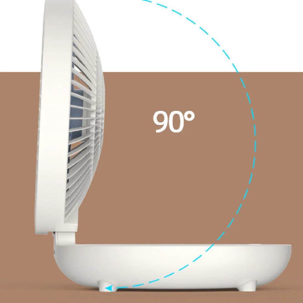 Wall Mounted Folding Fan – Quiet & Space-Saving - ZA-Zola