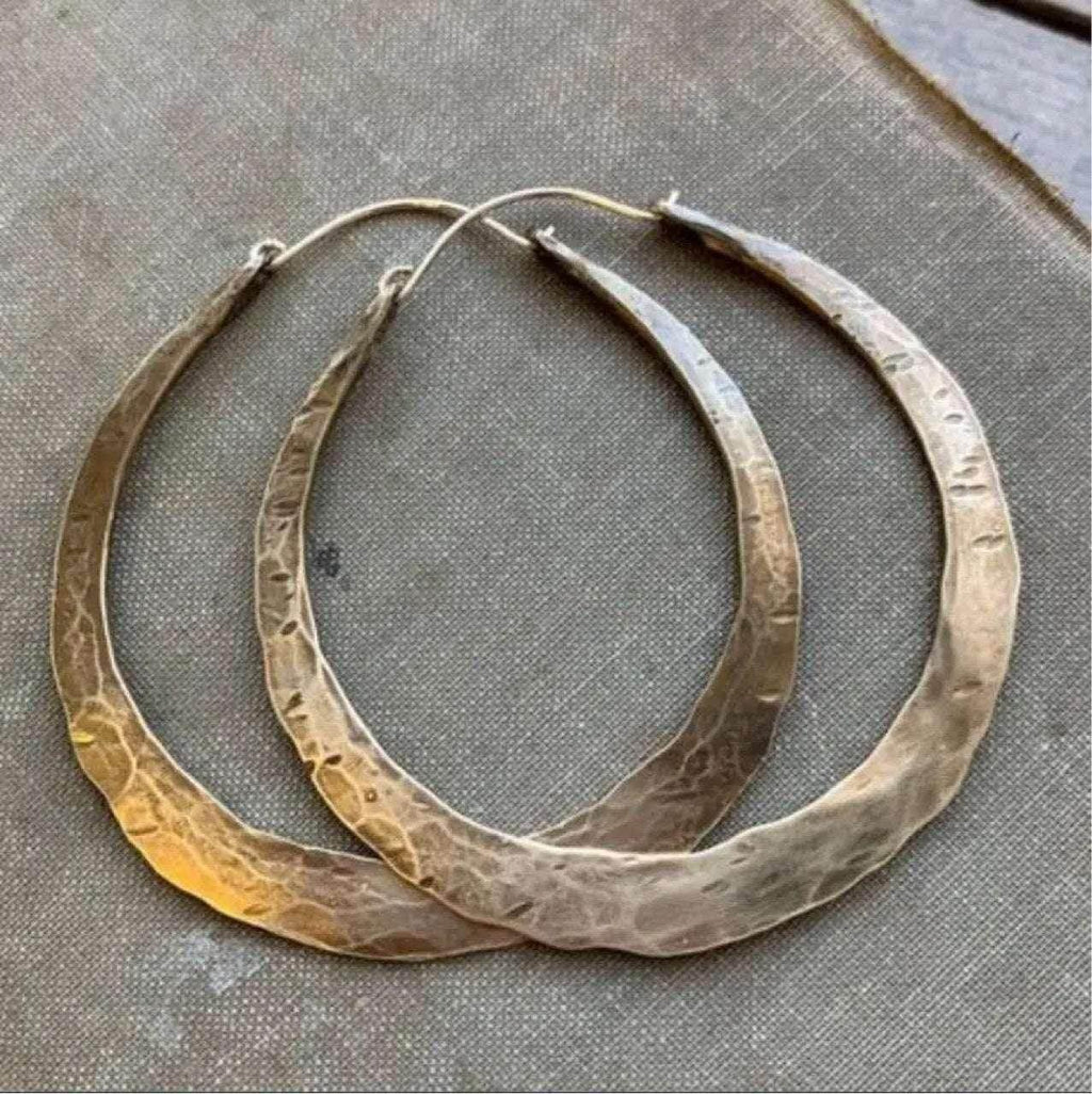 Silver Round Earrings – Light Luxury & Simplicity - ZA-Zola