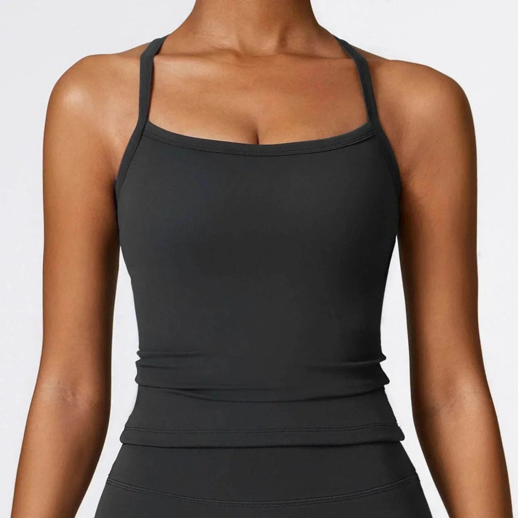 Beauty Back Yoga Vest - Quick-Dry Workout Tank - ZA-Zola