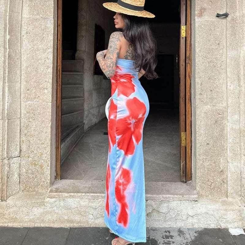 Sexy Slit Tube Dress – Elegant Summer Party Look - ZA-Zola