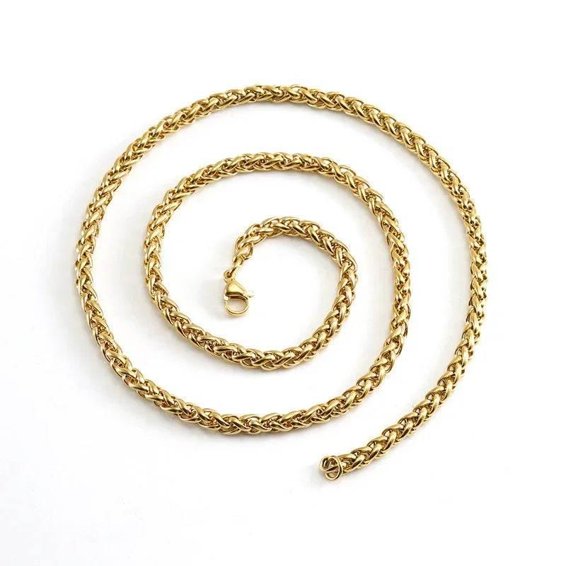 Shop 18K Gold Keel Chain Necklace – Stylish Hip Hop Look - ZA-Zola