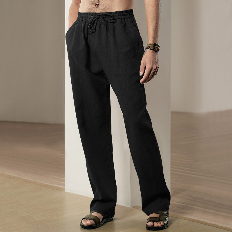 Men's Track Sweatpants | Breathable Loose High-Waist