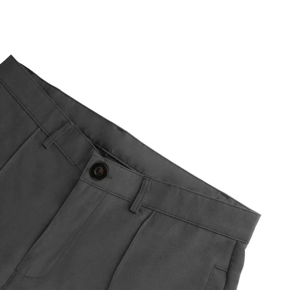 Men's Double Fold Line Casual Suit Pants - ZA-Zola