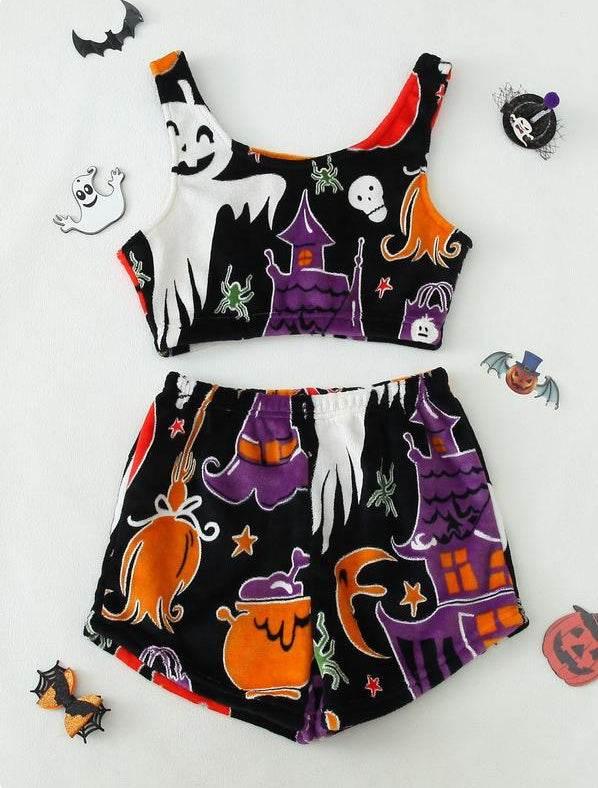 Halloween Luminous Pajamas | ZA-Zola Flannel Set - ZA-Zola