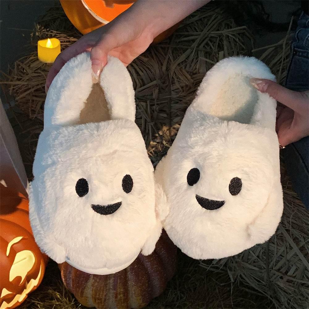 ZA-Zola Halloween Ghost Slippers | Cozy Couples - ZA-Zola
