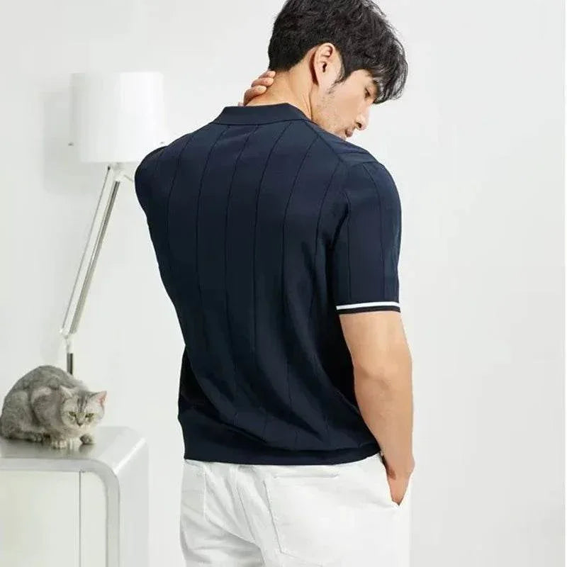Men’s Polo Shirt – Summer Zipper T-Shirt, Shop Now! - ZA-Zola