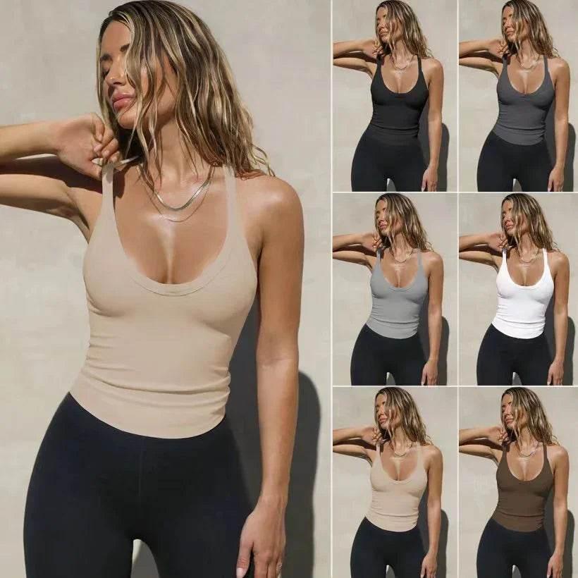 Spring Knitted Slim Vest Top for Women - ZA-Zola