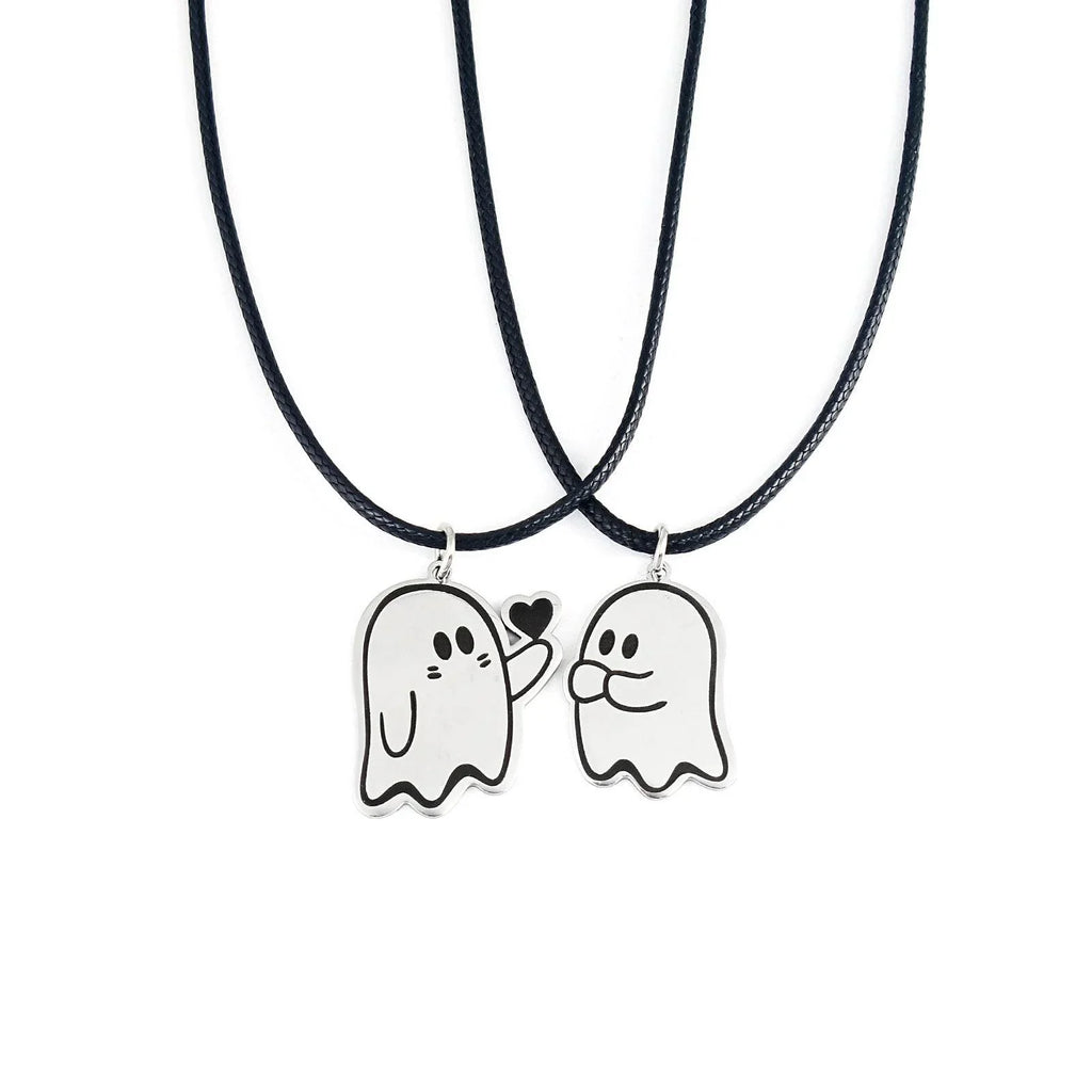 ZA-Zola Halloween Love Ghost Couple Necklace - ZA-Zola