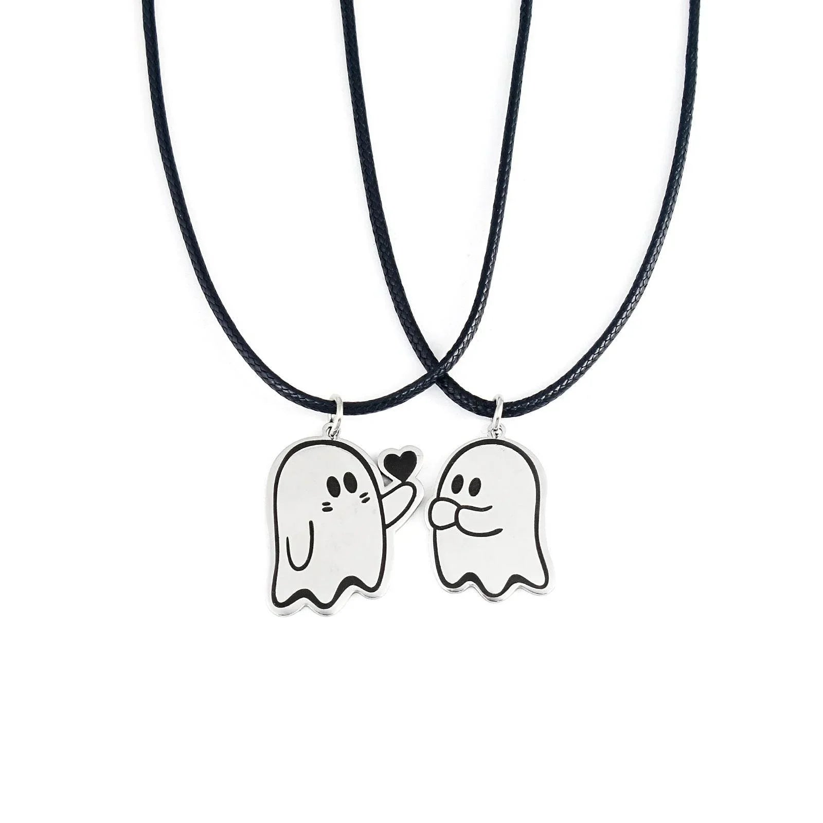 ZA-Zola Halloween Love Ghost Couple Necklace - ZA-Zola