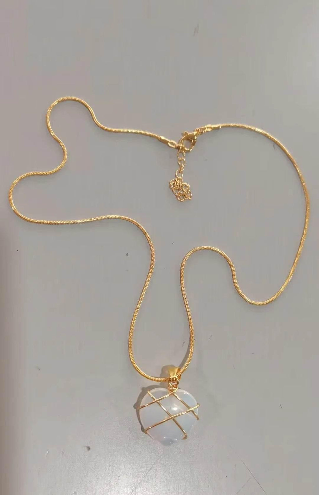 Princess Heart Moonstone Necklace – Fairy-Tale Gift - ZA-Zola