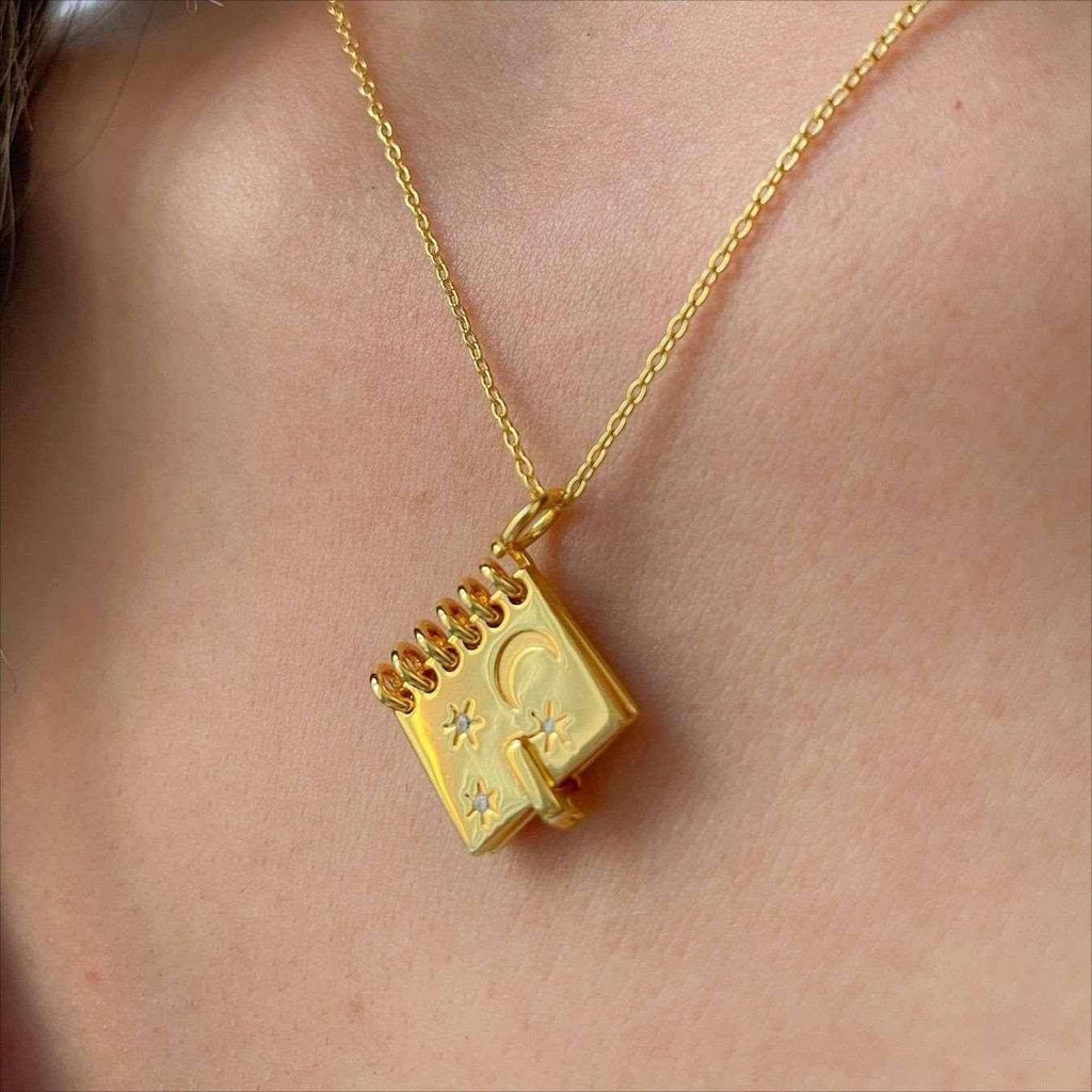 Shop Openable Love Book Necklace – Order Today! - ZA-Zola