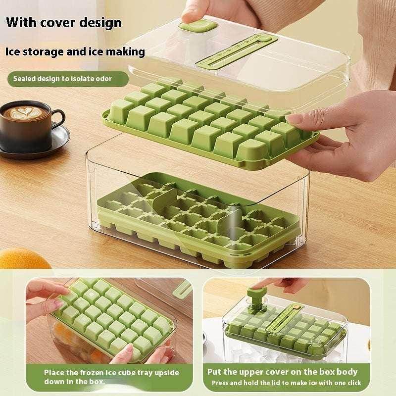 Quick-Frozen Ice Cube Mold - 28/56 Grid, Multi-Color - ZA-Zola
