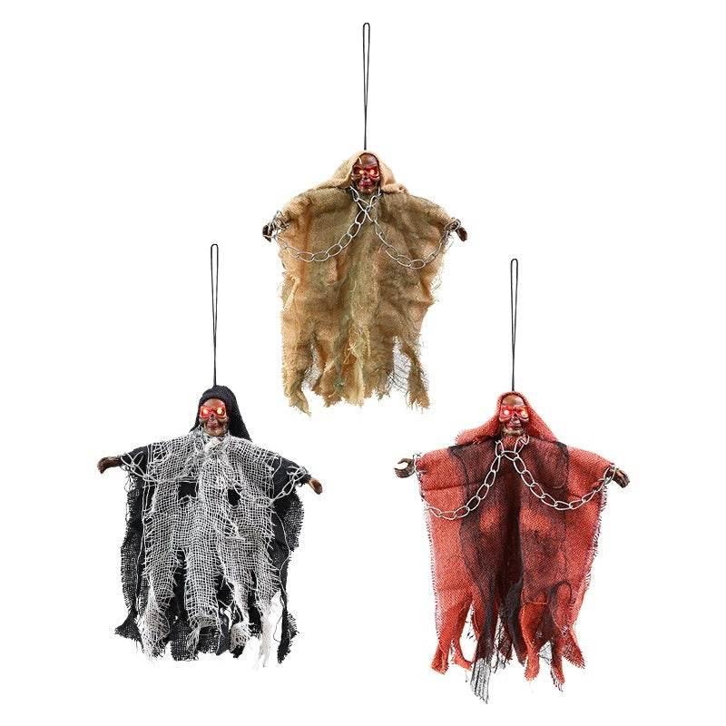 ZA-Zola Halloween Glowing Skull Hanging Ghost - ZA-Zola