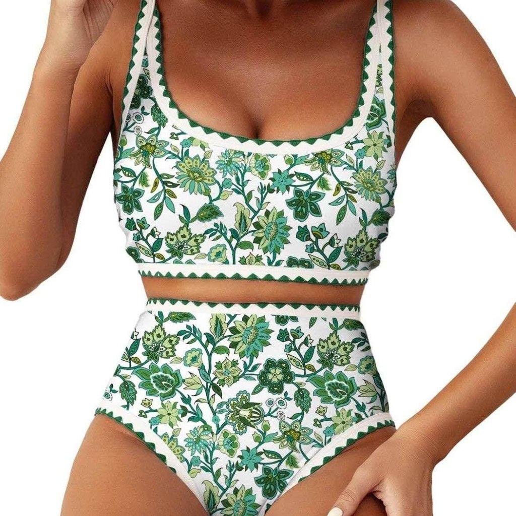 Women’s Sexy Paisley Floral Bikini Swimsuit Set | S–XXL - ZA-Zola
