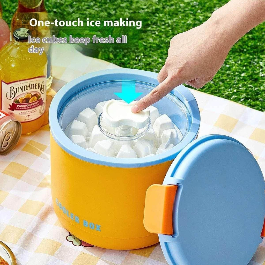 4L Camping Ice Insulation Barrel with Ice Plates - ZA-Zola