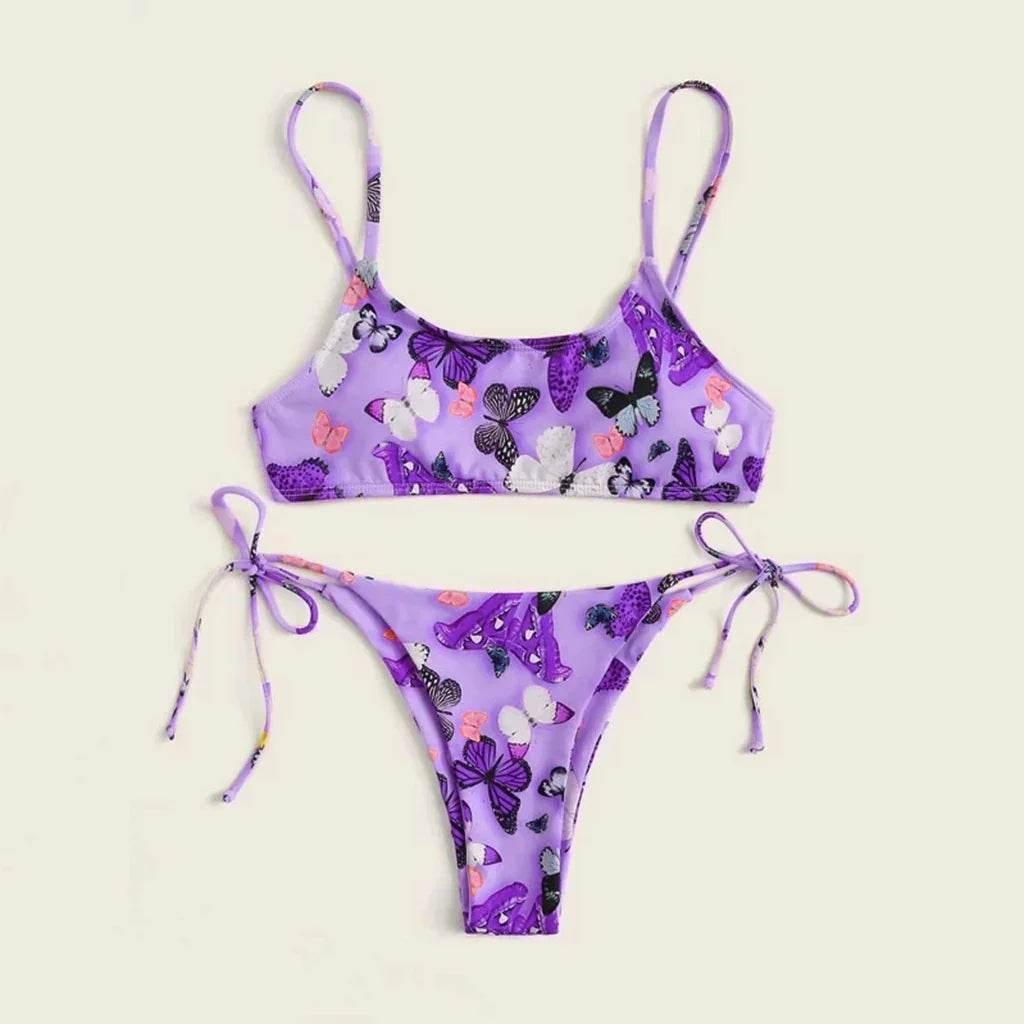 Summer Flowers Bikini | Sexy Push-Up Swimsuit – Buy Now - ZA-Zola