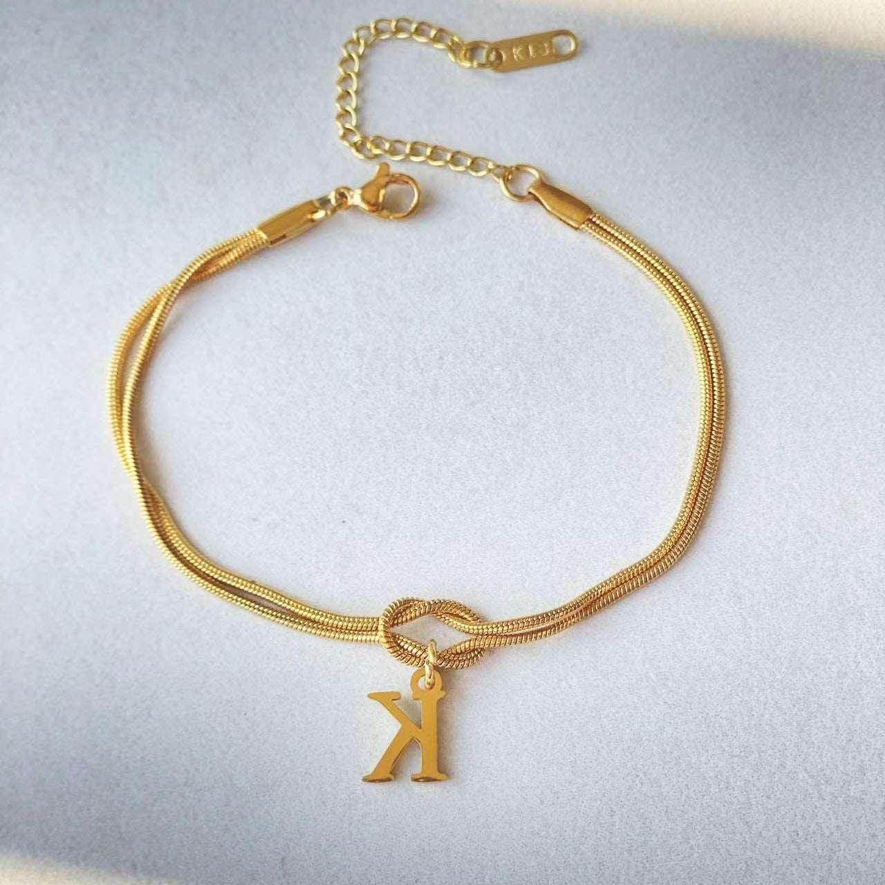 A-Z Love Knot Bracelets | Personalized Jewelry Gift - ZA-Zola