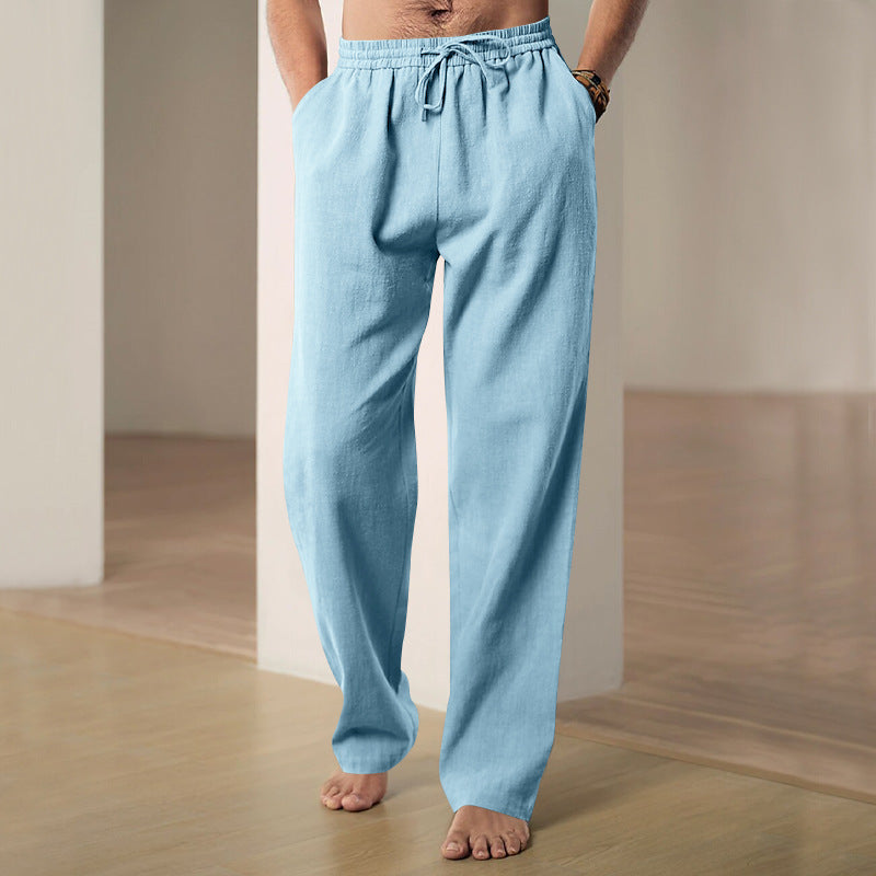 Men's Track Sweatpants | Breathable Loose High-Waist