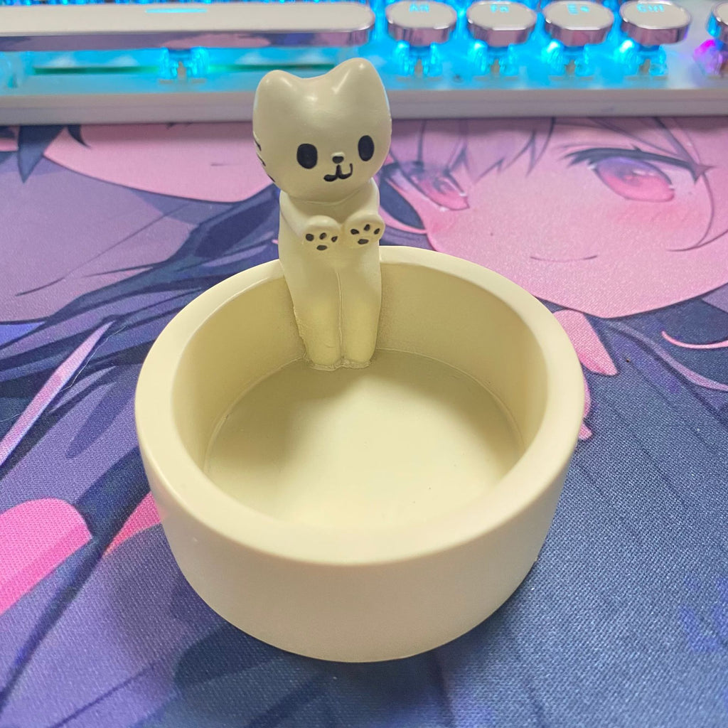 Cartoon Kitten Candle Holder Heating Decoration