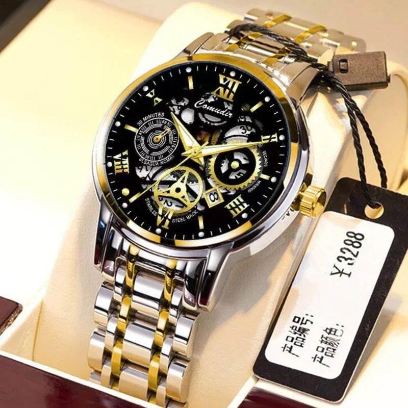 Men’s Waterproof Luminous Calendar Watch – Stylish & Durable - ZA-Zola