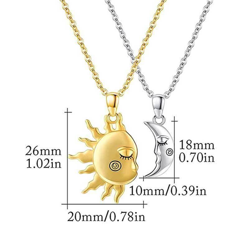 Shop 18K Magnetic Sun Star Necklace – Buy Now! - ZA-Zola