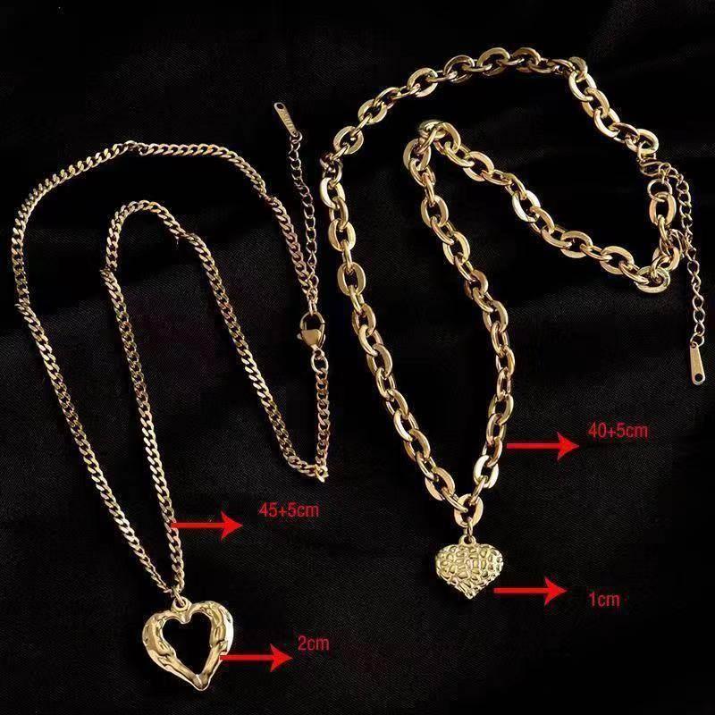 Titanium Steel Angel Wings Love Necklace for Women - ZA-Zola