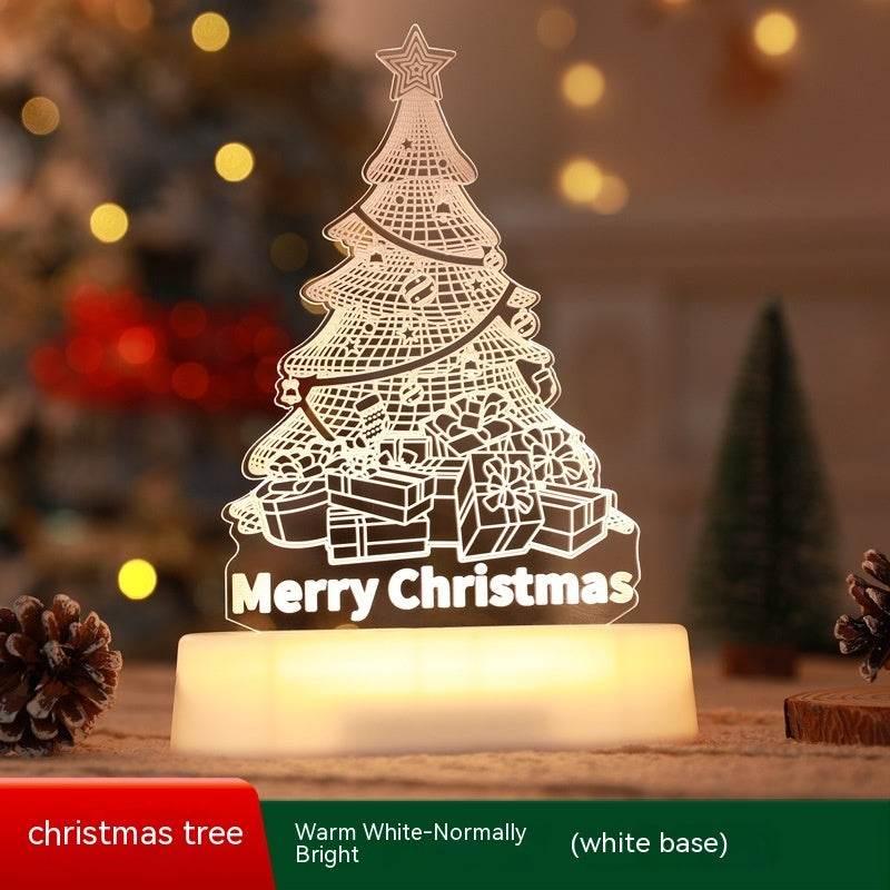 Christmas 3D LED Lamp Acrylic Night Light Kids Gift - ZA-Zola