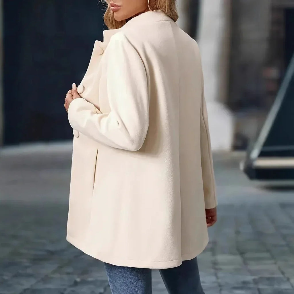 Women’s 3 Button Slim Coat Jacket | European Style - ZA-Zola