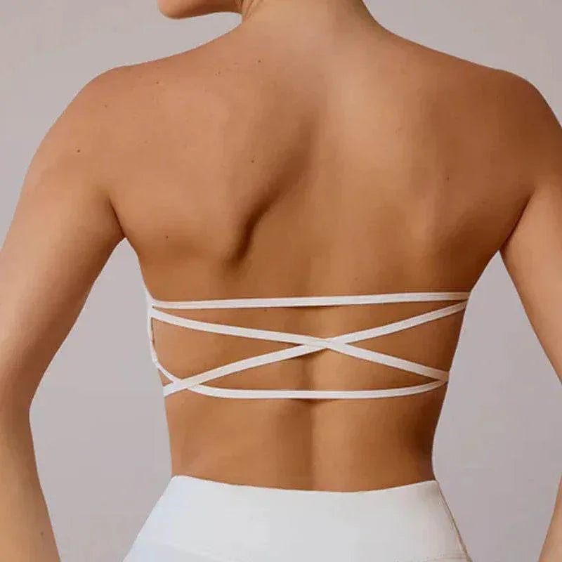 Beauty Back Yoga Tube Top Vest – Sports Workout Tank - ZA-Zola