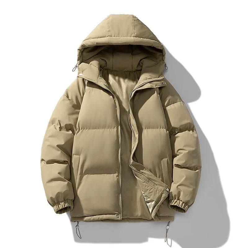 Men's Hoodie Padded Coat – Warm, Casual, Loose Fit - ZA-Zola