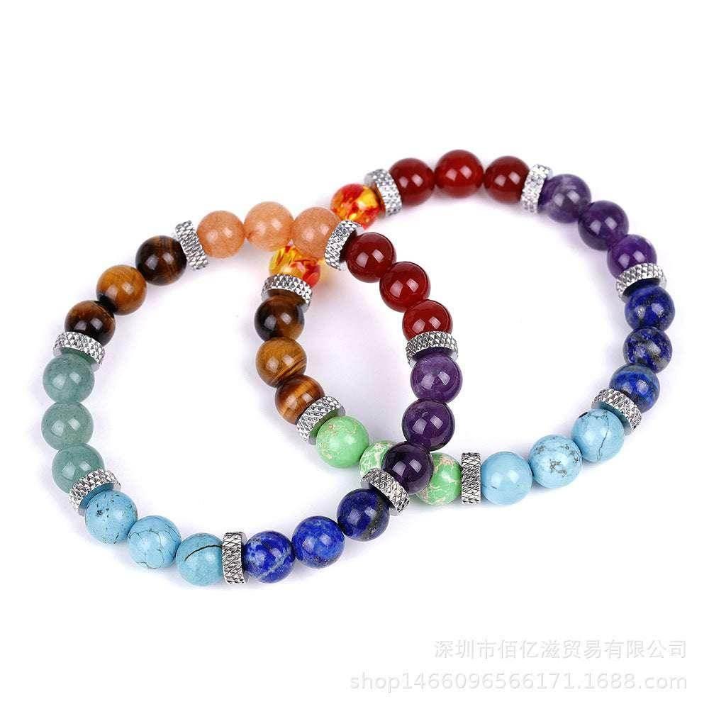 Chakra Energy Yoga Bracelet with Natural Stones - ZA-Zola