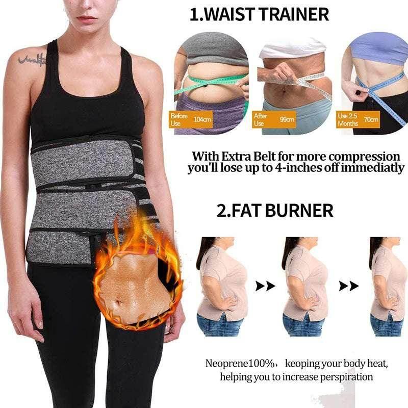 Tummy Sweat Shapewear Bodysuit for Women | Waist Trainer - ZA-Zola