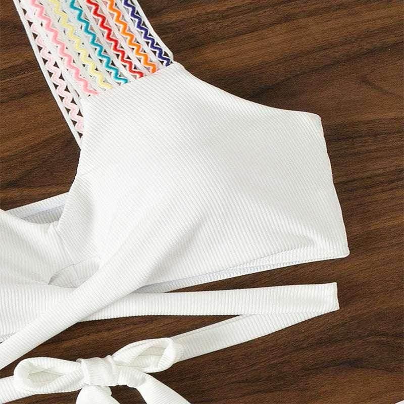 Slim Fit Triangle Bikini Set – Backless Style - ZA-Zola