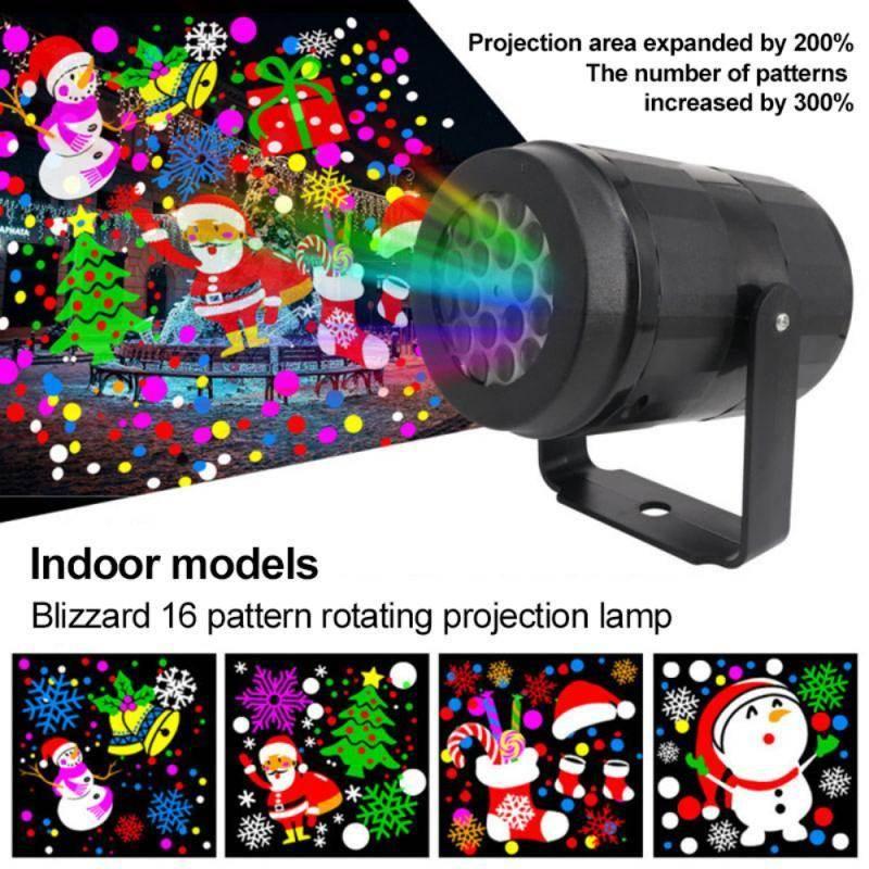Christmas Snowflake Projector Light Outdoor LED Stage Lamp - ZA-Zola