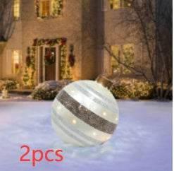 Inflatable Christmas Ornament Ball 60CM Outdoor PVC - ZA-Zola
