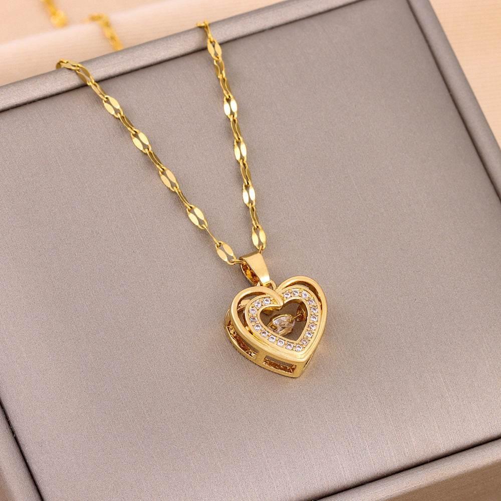 Double-Layer Love Necklace for Women Gift | ZA-Zola UK - ZA-Zola