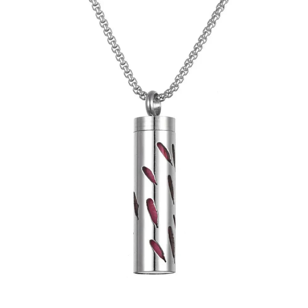 Titanium Aromatherapy Pendant Necklace - ZA-Zola