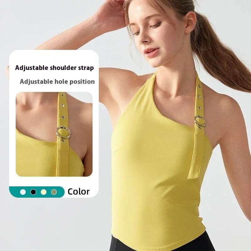 Women's Halter Sports Bra – Padded & Supportive! - ZA-Zola