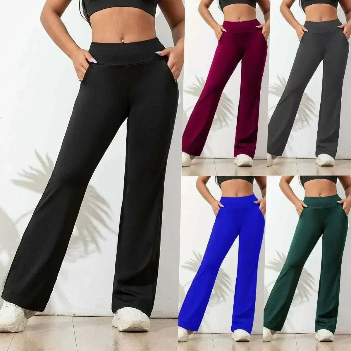 Wide-Leg Sport Pants – Chill Fit, Big Stretch - ZA-Zola